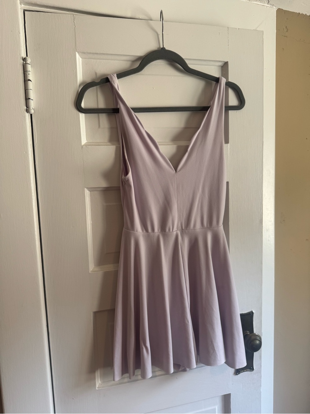 Kimchi Blue Lavender V-Neck Sleeveless Romper Dress